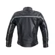 Kožená moto bunda W-TEC Mathal - 2. akosť - čierna