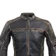 Kožená moto bunda W-TEC Mungelli - vintage hnedá