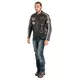 Pánska kožená moto bunda W-TEC Antique Cracker - hnedo-šedá