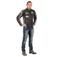 Pánska kožená moto bunda W-TEC Sheawen Black - čierna