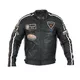 Pánska kožená moto bunda W-TEC Sheawen Black - 2.akosť - čierna - čierna