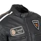 Pánska kožená moto bunda W-TEC Sheawen Black - 2.akosť - čierna