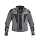 Pánska moto bunda W-TEC Brandon - čierno-šedo-oranžová