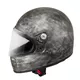 Moto prilba W-TEC Cruder Brindle - žíhaná strieborná