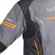 Pánska moto bunda W-TEC Brandon - čierno-šedo-oranžová