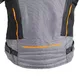 Pánska moto bunda W-TEC Brandon - čierno-šedo-oranžová