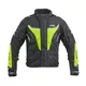 Pánska moto bunda W-TEC Brandon - čierno-šedo-oranžová - čierna-fluo žltá