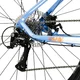 Dámsky crossový bicykel Kross Evado 3.0 28" Gen 007 - modrá / biela / lesk