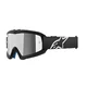 Detské motokrosové okuliare Alpinestars Vision Mirror Youth - Corp černá, zrcadlové stříbrné plexi