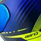 Moto prilba Cassida Aero Drome modrá/žltá fluo/svetlo modrá/biela