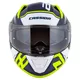 Moto prilba Cassida Aero Drome modrá/žltá fluo/svetlo modrá/biela