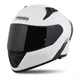 Moto prilba Cassida Aero Solid biela/čierna