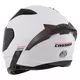 Moto prilba Cassida Aero Solid biela/čierna