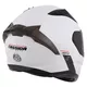 Moto prilba Cassida Aero Solid biela/čierna