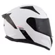 Moto prilba Cassida Aero Solid biela/čierna