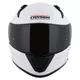 Moto prilba Cassida Aero Solid biela/čierna