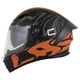 Moto prilba Cassida Orbit Multivers čierna matná/oranžová/šedá/biela