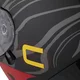 Moto prilba Cassida Orbit Multivers čierna matná/červená/šedá/žltá