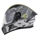 Moto prilba Cassida Orbit Multivers šedá matná/svetlo šedá/žltá fluo/čierna