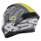 Moto prilba Cassida Orbit Multivers šedá matná/svetlo šedá/žltá fluo/čierna