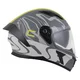 Moto prilba Cassida Orbit Multivers šedá matná/svetlo šedá/žltá fluo/čierna
