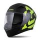 Moto prilba Cassida Orbit Grind čierna matná/žltá fluo