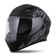 Moto prilba Cassida Orbit StriX čierna matná/šedá