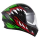 Moto prilba Cassida Orbit StriX červená/zelená/šedá/biela/čierna
