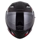Moto prilba Cassida Orbit StriX červená/šedá/biela/čierna
