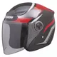 Moto prilba Cassida Reflex - čierno-červená