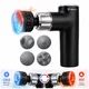 Masážna pištoľ s hrejivým/chladivým nadstavcom inSPORTline ChillFrost • 1800 mAh • 1600-2800 rpm • až 6 mm - čierna - čierna