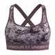 Dámska športová podprsenka Under Armour Crossback Mid Print - Mineral Blue
