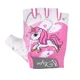Detské cyklo rukavice Etape Tiny - biela (srdce) - biela/ružová (jednorožec)
