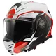 Preklápacia moto prilba LS2 FF901 Advant X Metryk White Red P/J