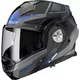 Preklápacia moto prilba LS2 FF901 Advant X Spectrum Black Titanium Blue P/J
