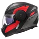 Výklopná moto prilba LS2 FF902 Scope II Duria Black Red