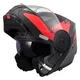Výklopná moto prilba LS2 FF902 Scope II Duria Black Red