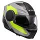 Výklopná moto prilba LS2 FF902 Scope II Duria Grey H-V Yellow