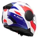 Výklopná moto prilba LS2 FF902 Scope II Duria White Blue Red