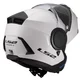 Výklopná moto prilba LS2 FF902 Scope II Solid Gloss White