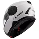Výklopná moto prilba LS2 FF902 Scope II Solid Gloss White