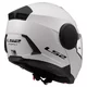 Výklopná moto prilba LS2 FF902 Scope II Solid Gloss White