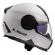 Výklopná moto prilba LS2 FF902 Scope II Solid Gloss White