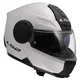 Výklopná moto prilba LS2 FF902 Scope II Solid Gloss White