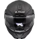 Výklopná moto prilba LS2 FF902 Scope II Solid Matt Black