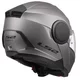 Výklopná moto prilba LS2 FF902 Scope II Solid Matt Titanium