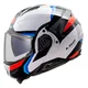 Preklápacia prilba LS2 FF910 Advant II Triple White Blue Red P/J