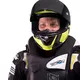 Závodná airbagová vesta Helite e-GP Air - čierno-biela