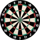 Skrinka s terčom Bull's Magnetic Paper Dartboard Cabinet Set
