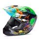 Detská motokrosová prilba Fly Racing Kinetic Youth Invasion - zeleno-čierna